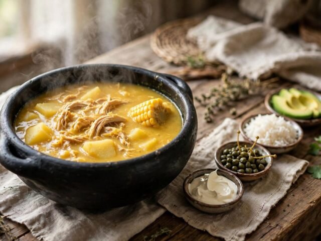 Ajiaco santafereño, la sopa de Bogotá